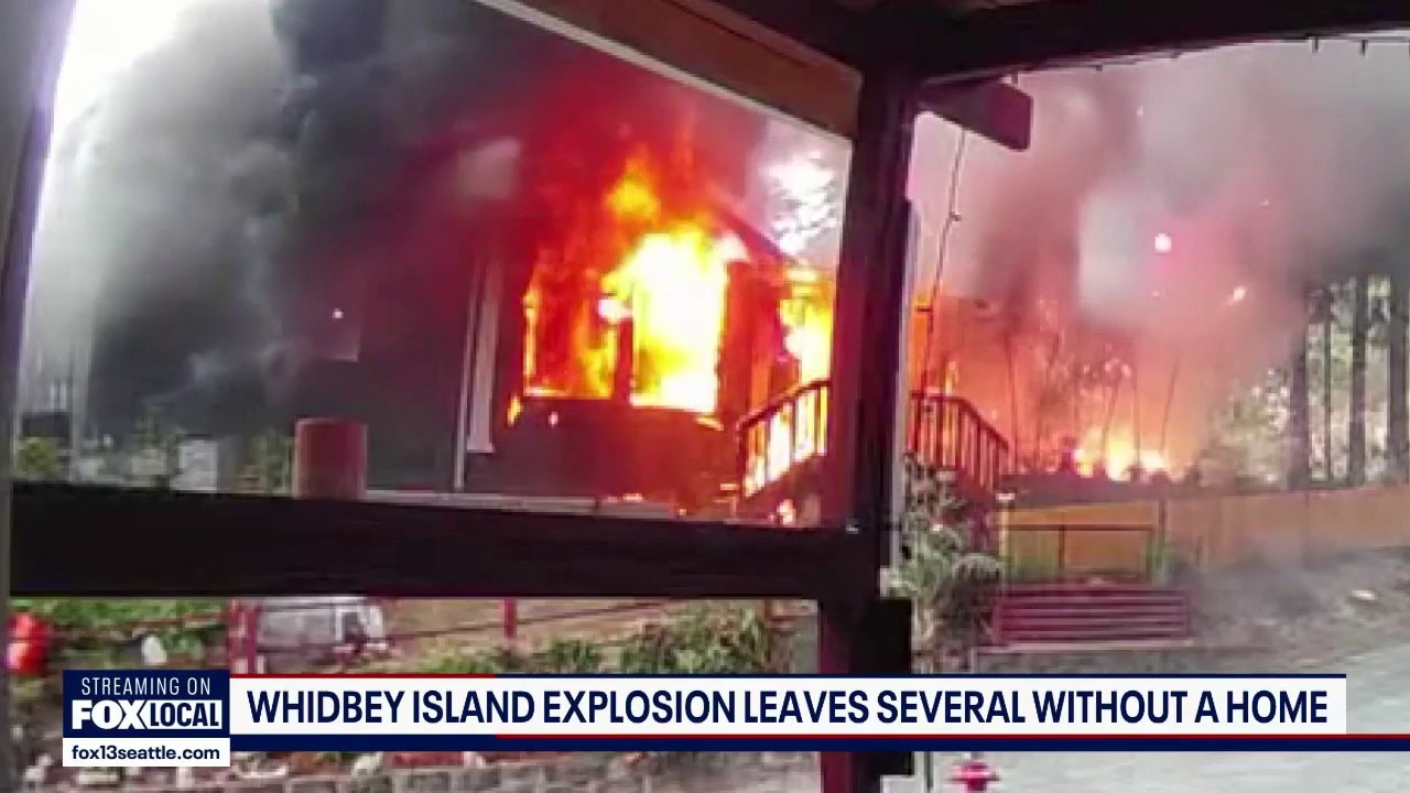 Families left without a home after Whidbey Island fireworks explosion