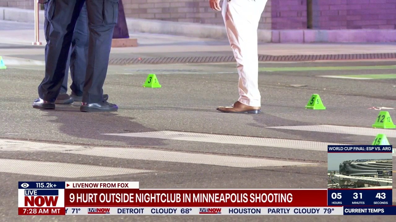 Nine hurt in shooting outside Minneapolis nightclub Sunday