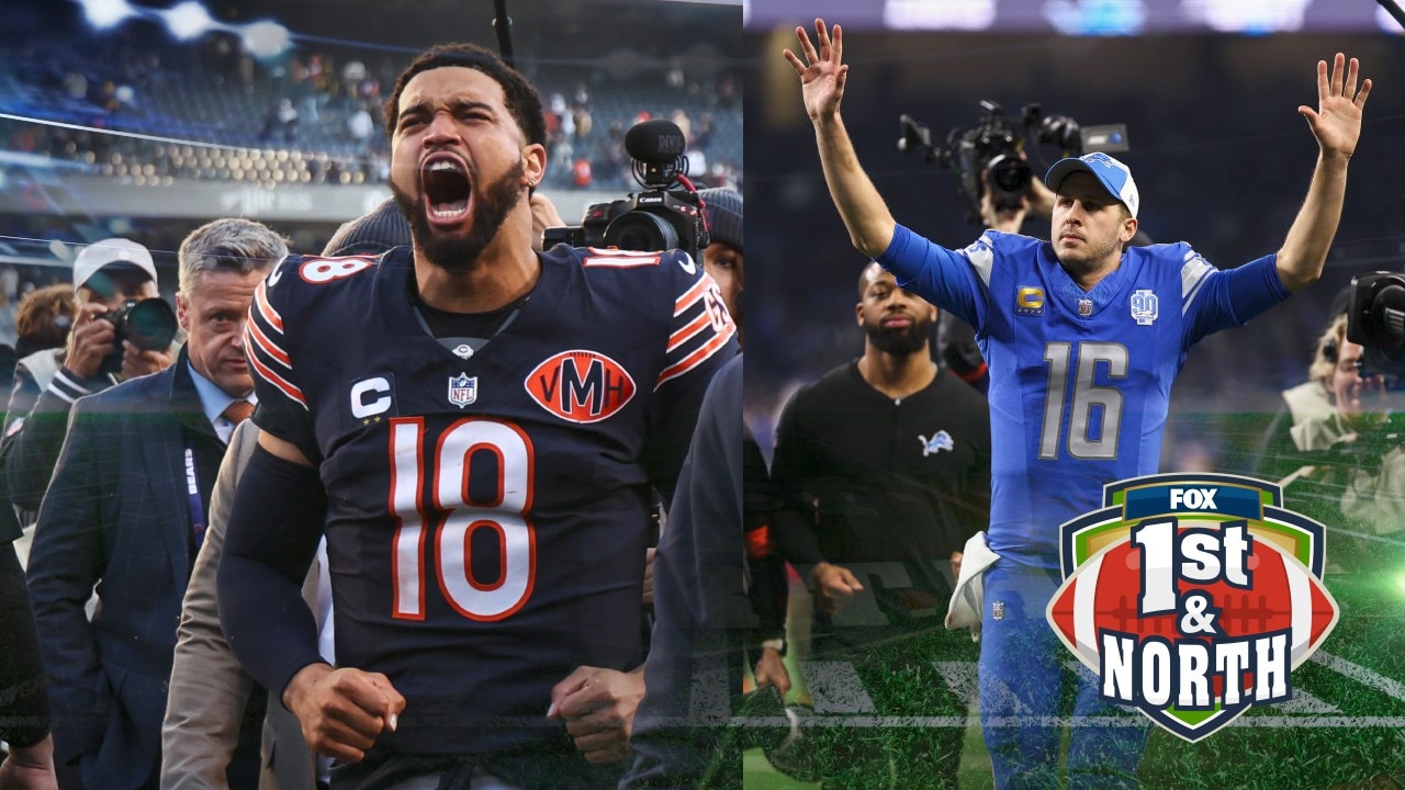 Caleb Williams or Jared Goff? And who will win NFC North? | 1st and North