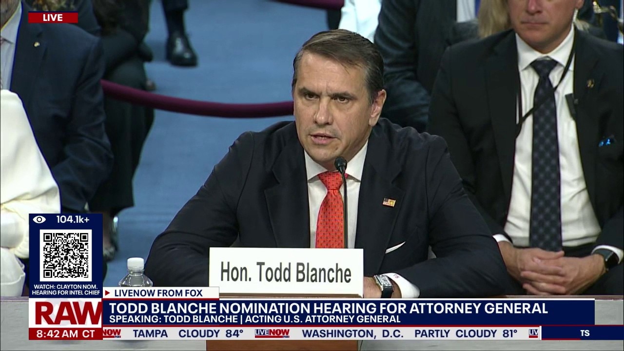 Todd Blanche gives opening statement at hearing