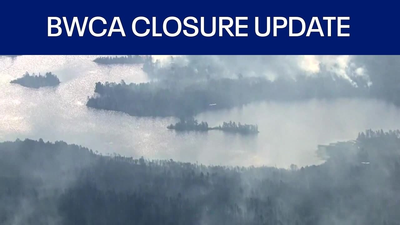 Wildfire are still burning, but the BWCA is slowly reopening 