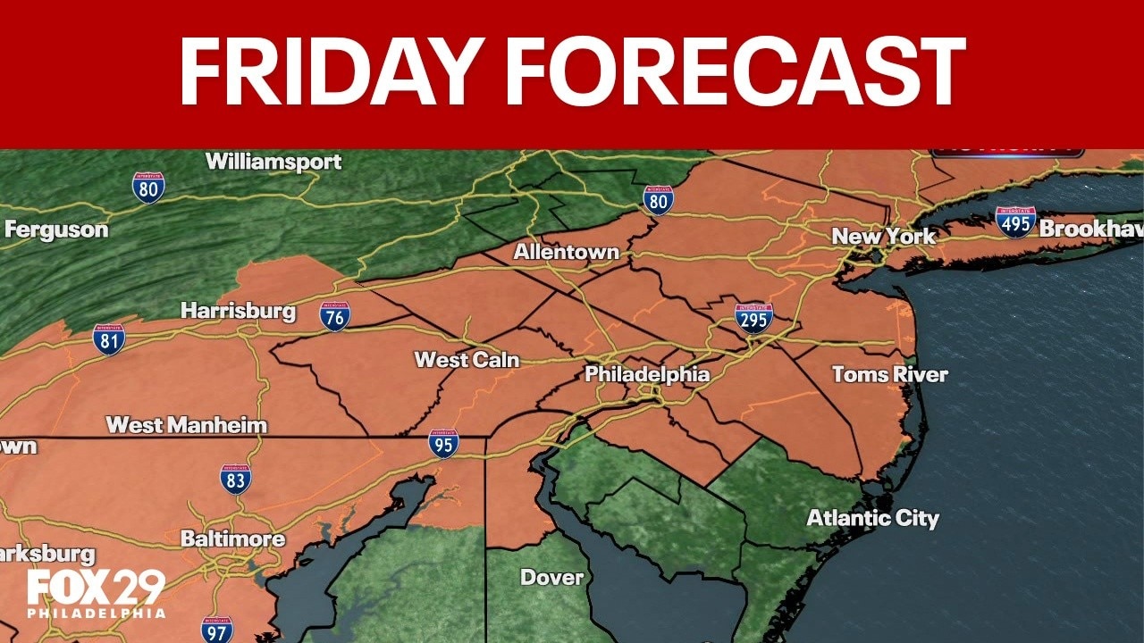 Philadelphia weather: Friday forecast