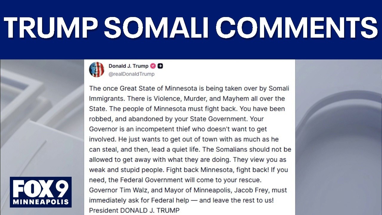Trump remarks on Somali condemned by local leaders