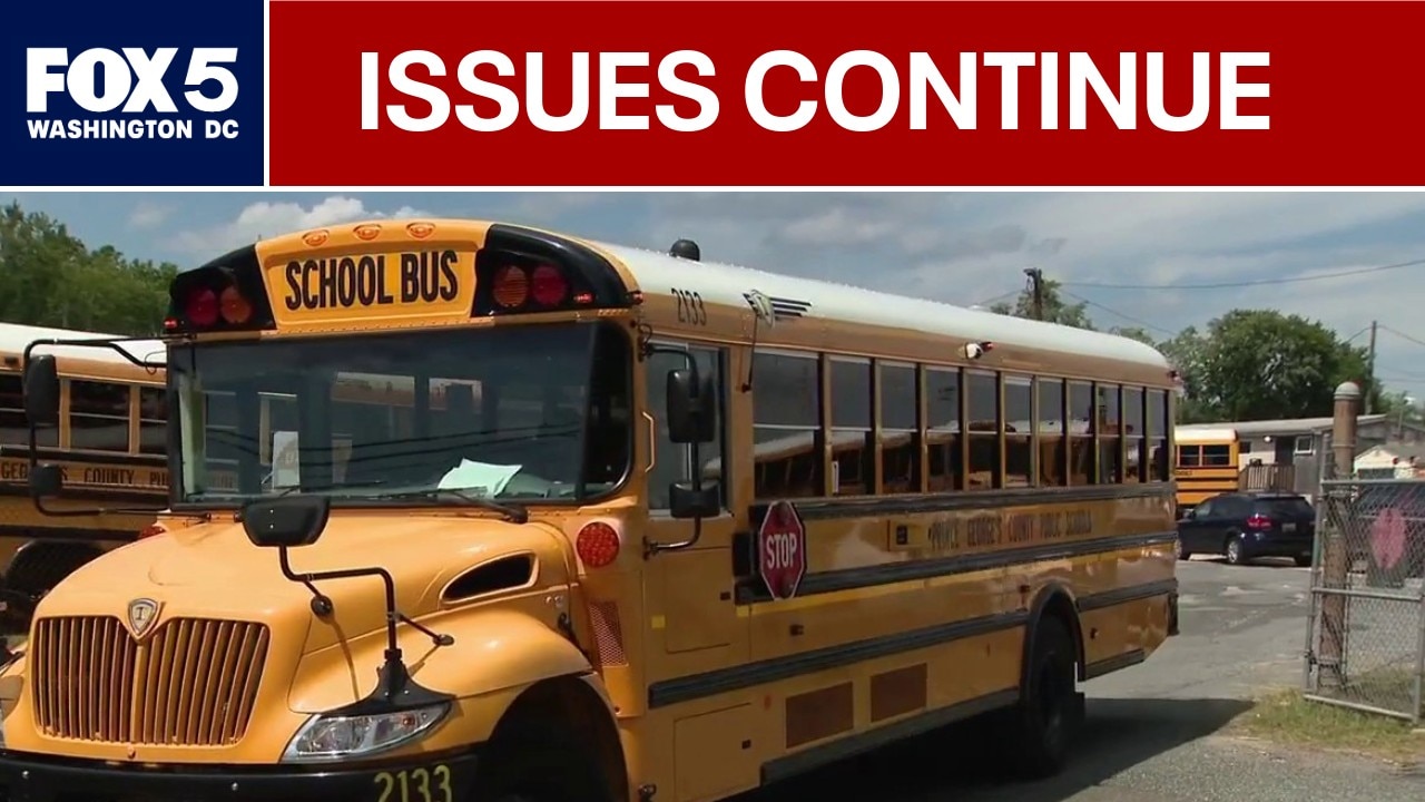 Prince George’s County school bus issues continue