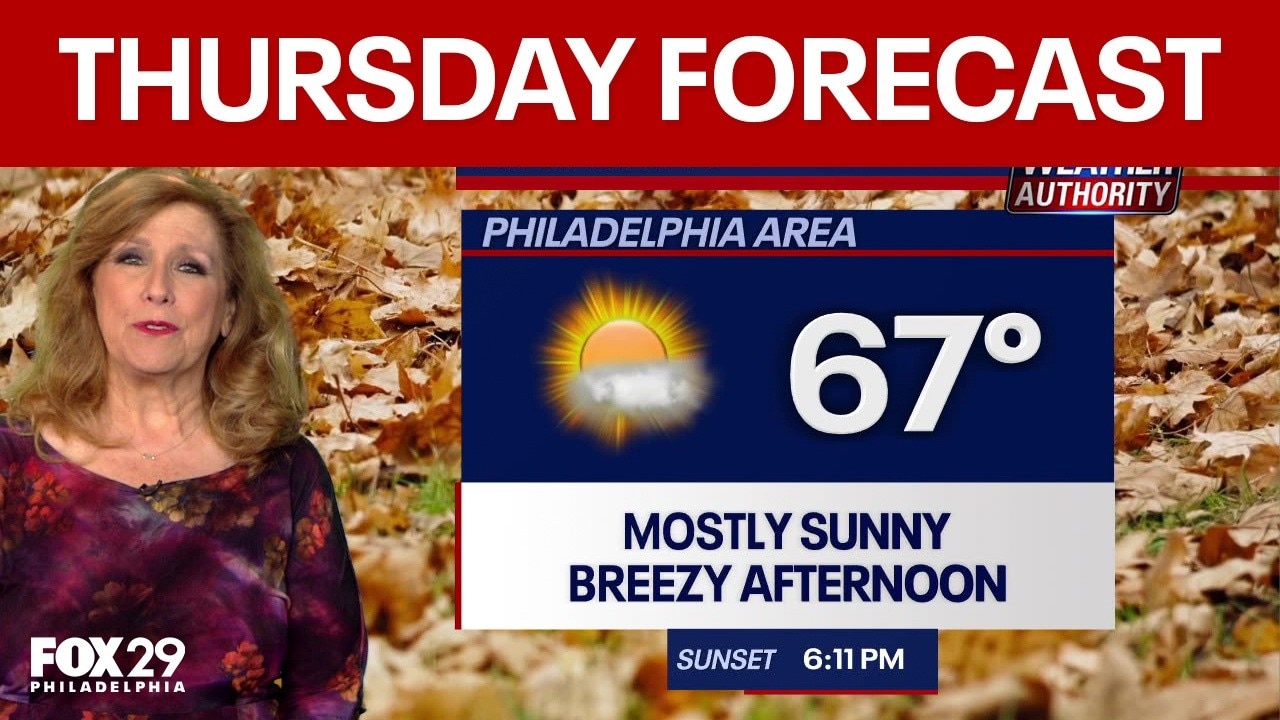 Philadelphia weather: Thursday forecast