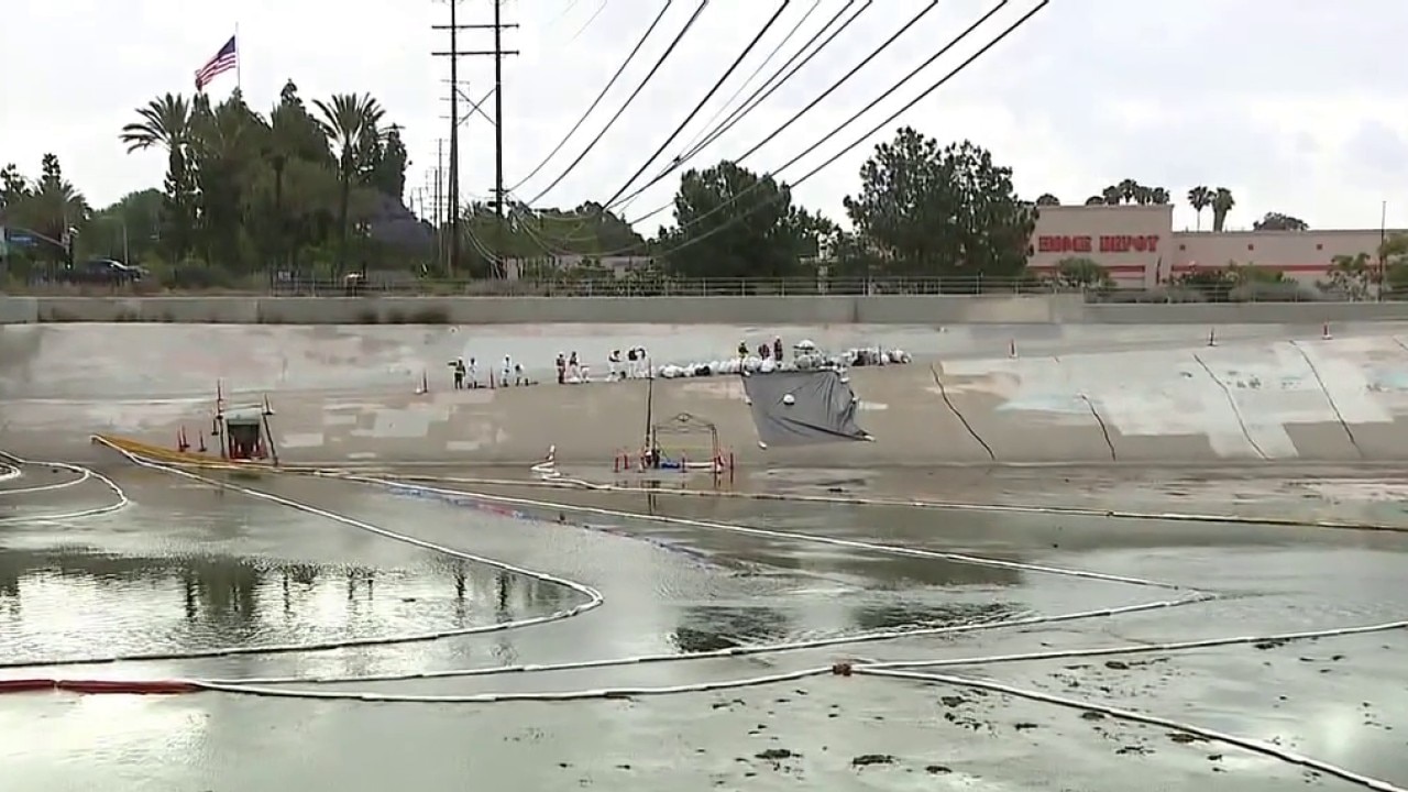 LA River oil spill contained