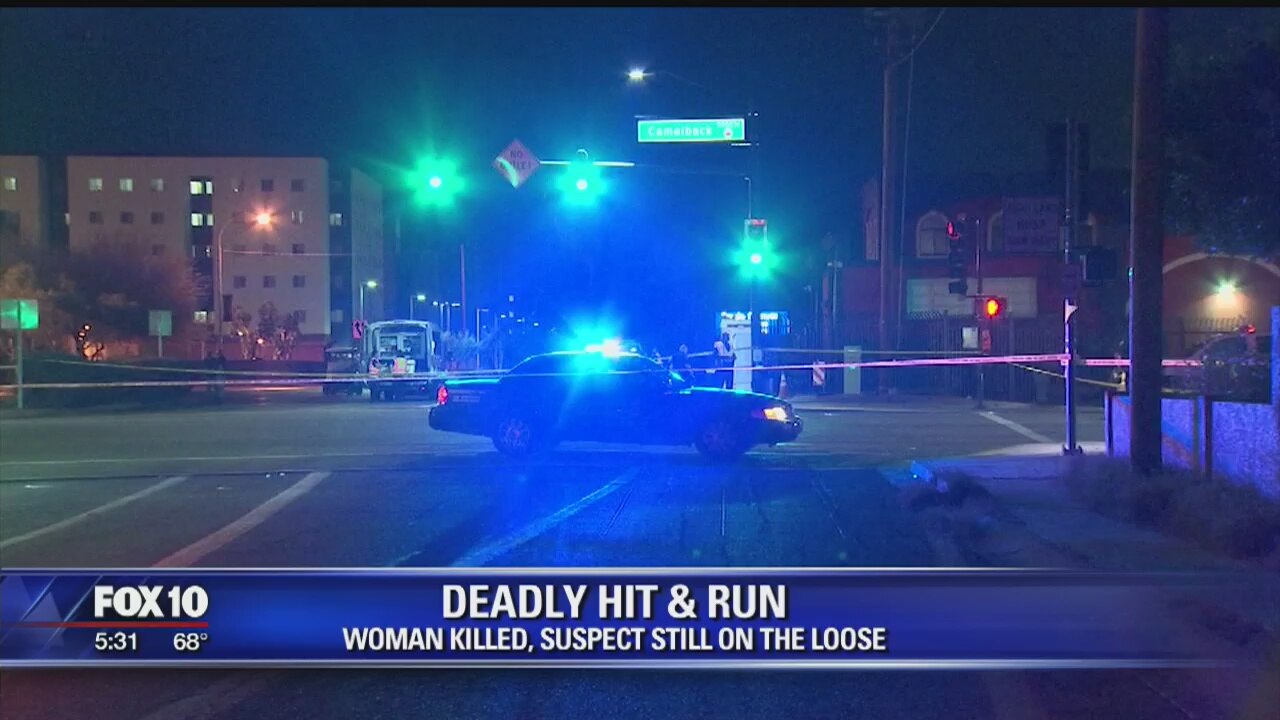 Phoenix police: Suspect sought in deadly hit-and-run