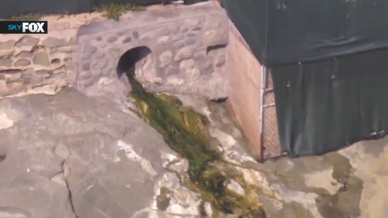 Sewage spill closes part of Laguna Beach