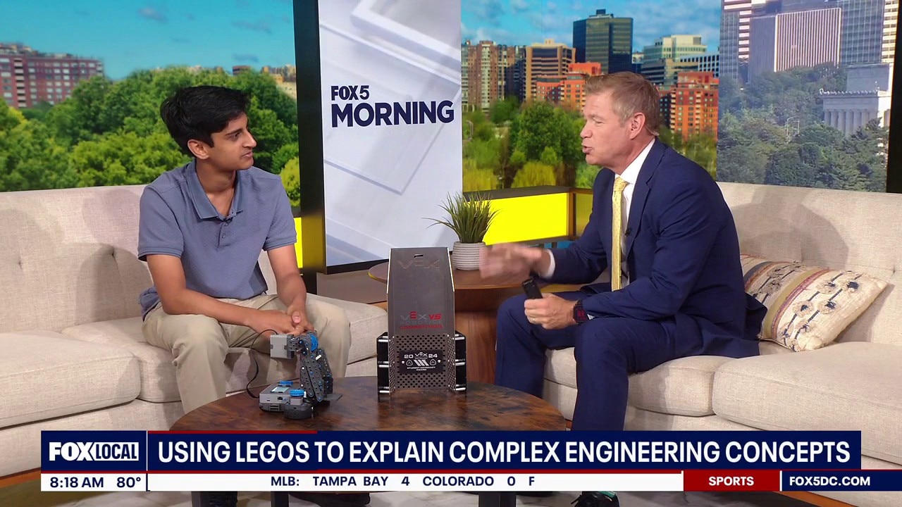 BrickLabClips founder visits Fox 5 DC!