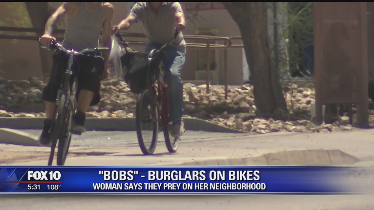 Residents of north central Phoenix neighborhood says burglars on bikes prey on homes
