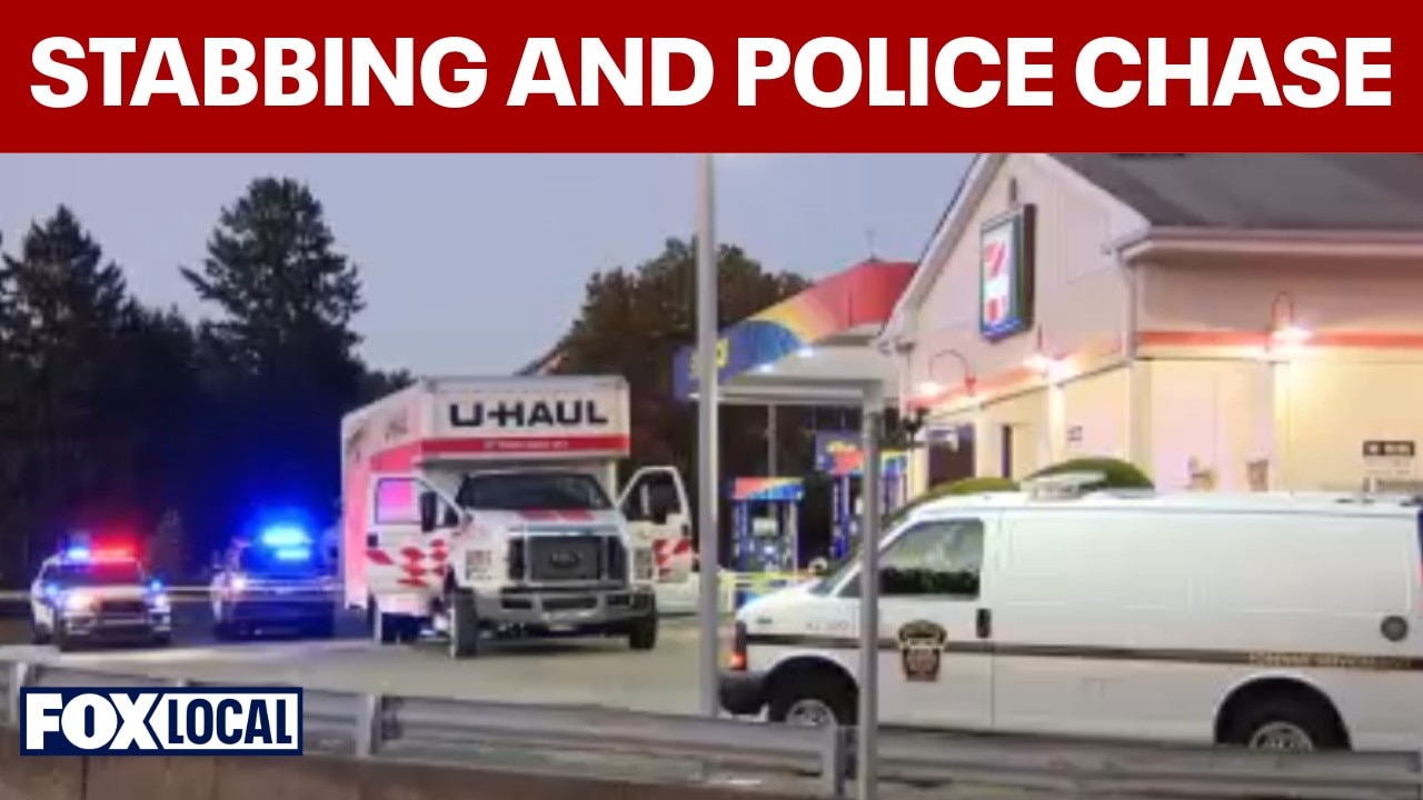 2 men in custody after I-476 stabbing and Rosemont chase
