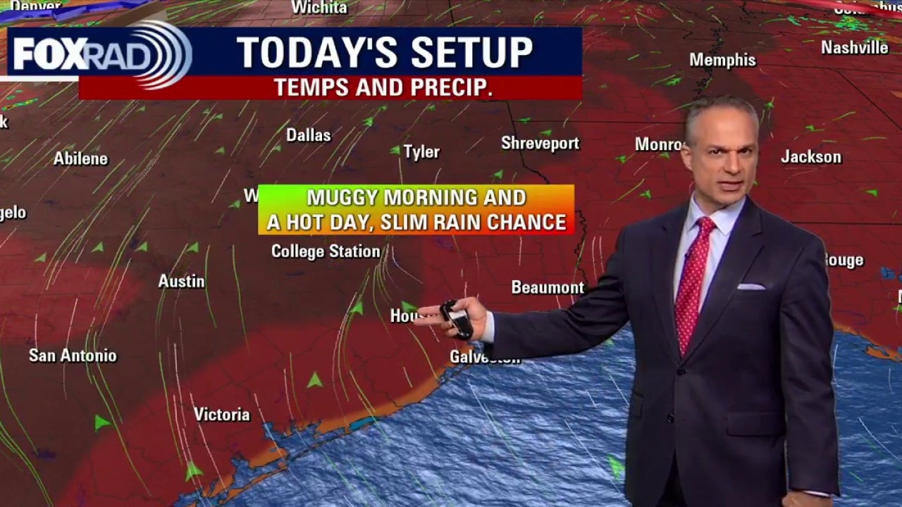 Houston weather: Hot, muggy Thursday ahead