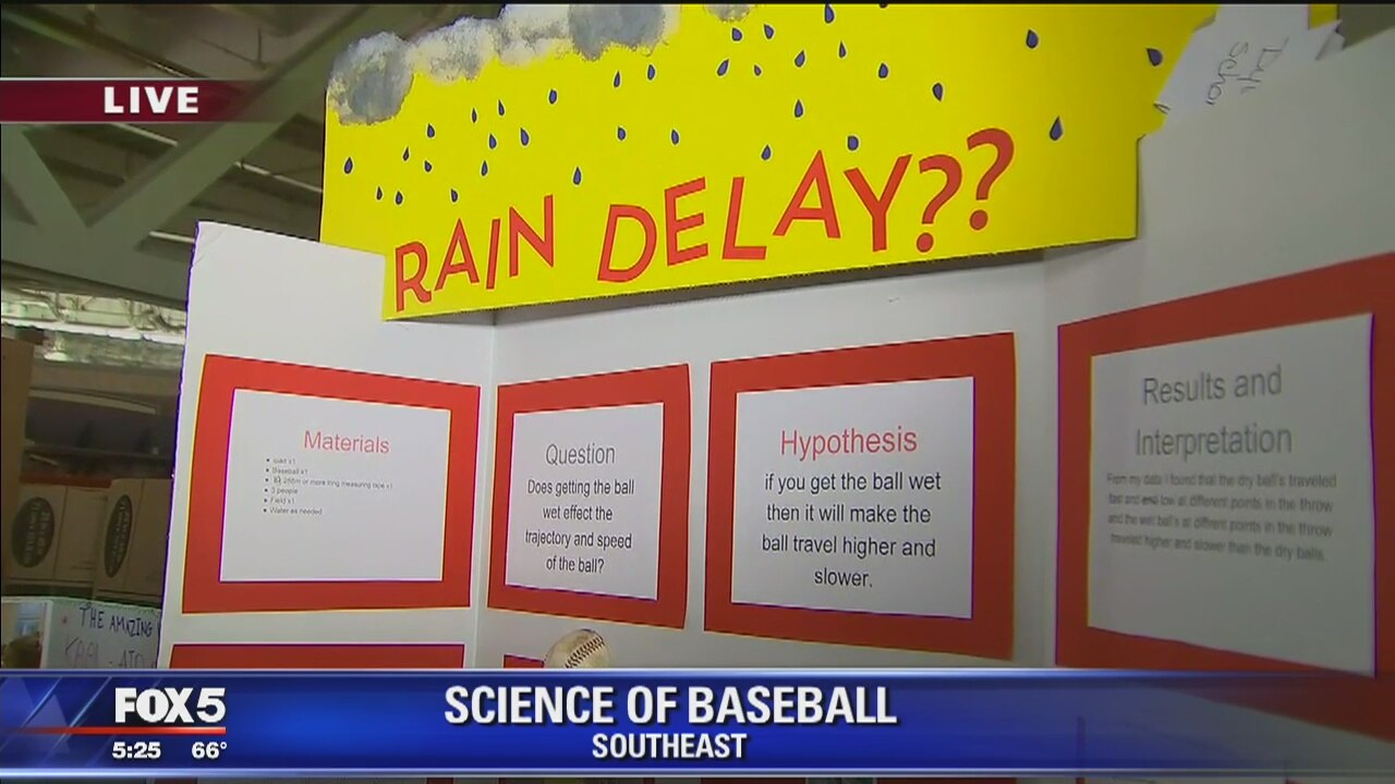 DC students present school projects on the science of baseball