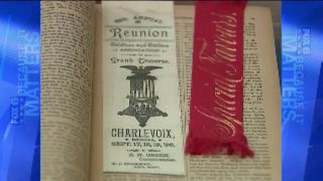 Les Mis book from Civil War