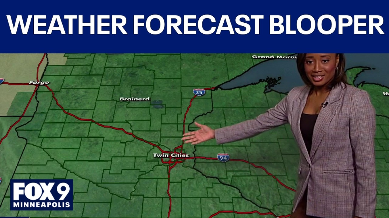 Monday evening weather segment with Symone Woolridge goes off the rails