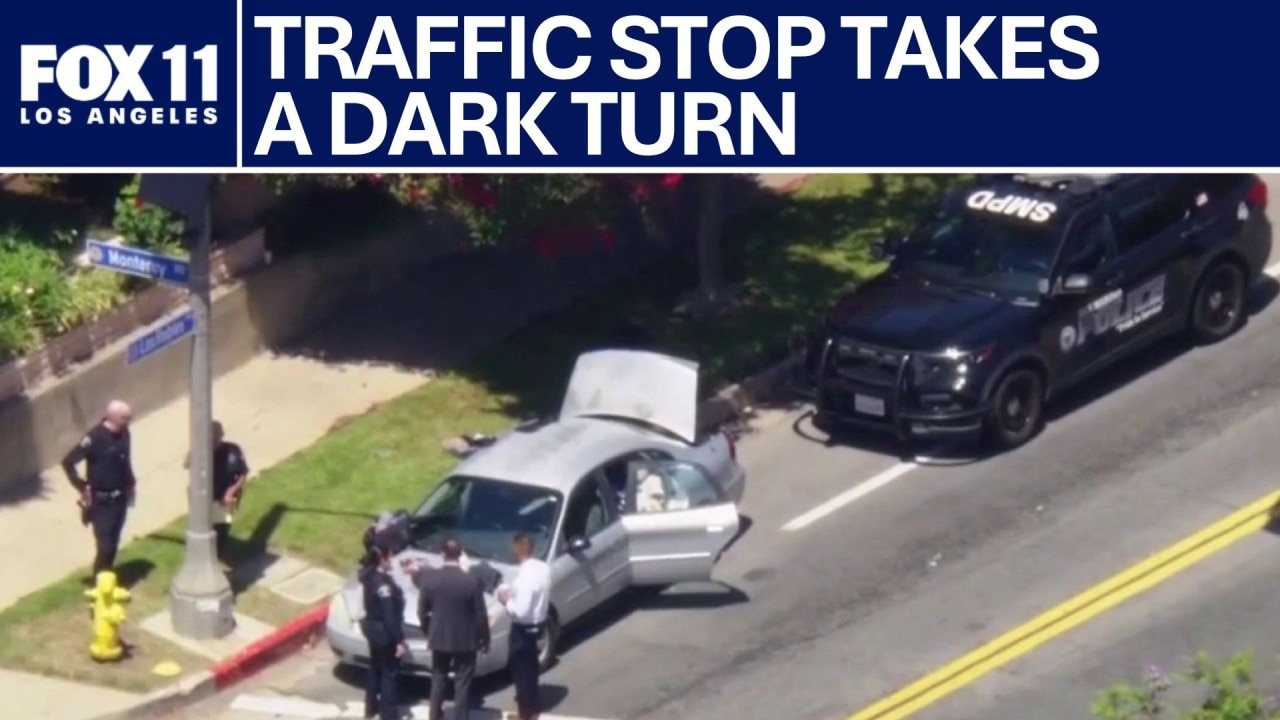 Person found shot in trunk after cop pulls car over in San Marino