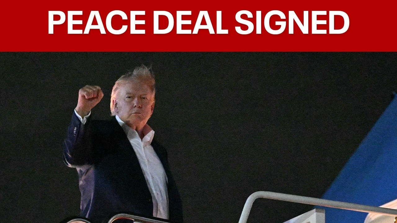 President Trump reaches peace deal with Iran, ending conflict