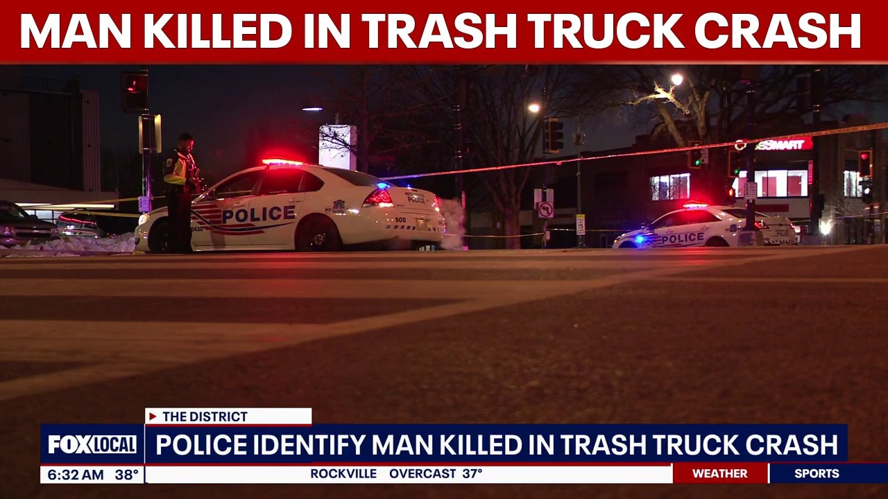 Police identify man killed in trash truck crash
