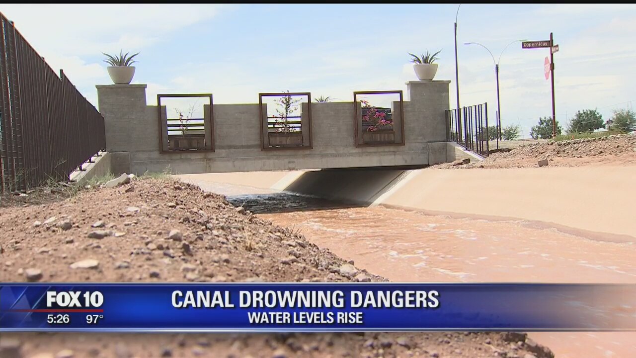 Central Arizona Project warns people of the dangers of canals during monsoon season