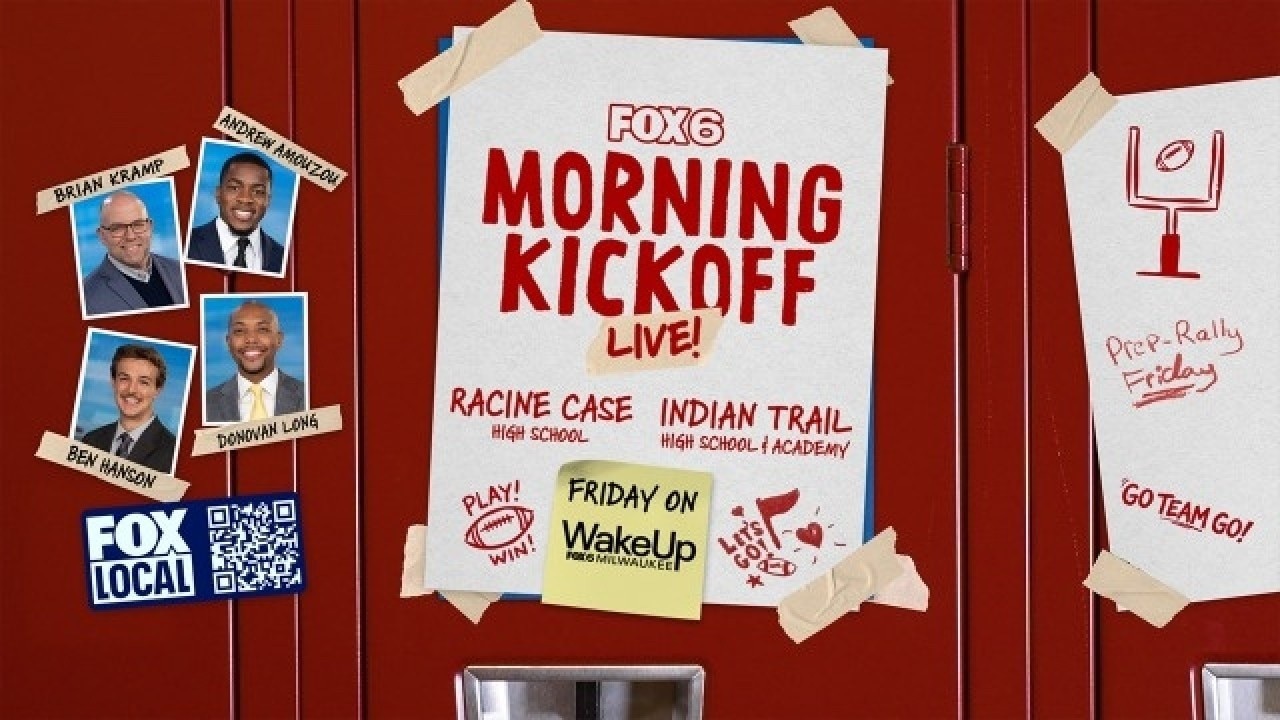 FOX6 Morning Kickoff at Racine Case, Indian Trail