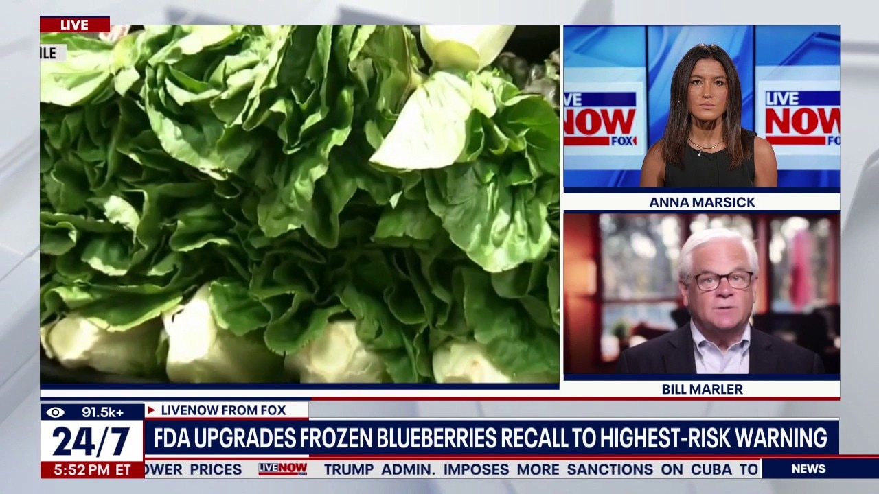FDA upgrades blueberry recall to highest-risk warning
