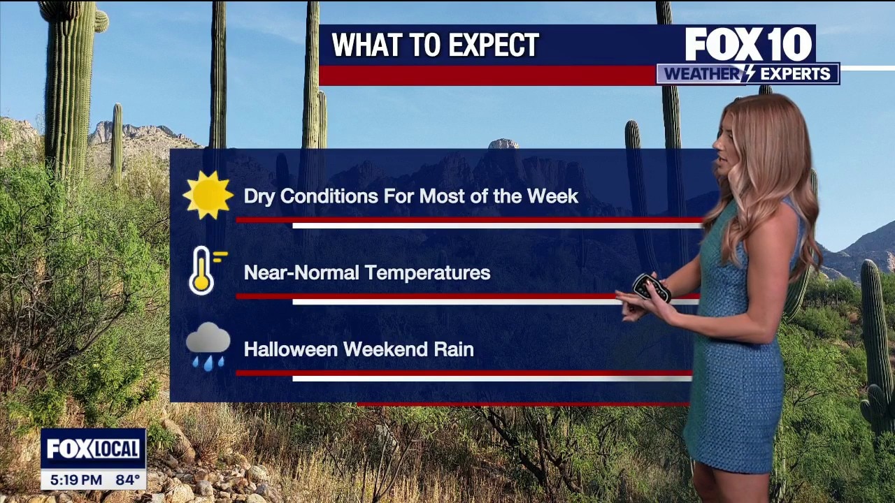 Arizona rain chances rise for Halloween weekend as temperatures fall to the 70s