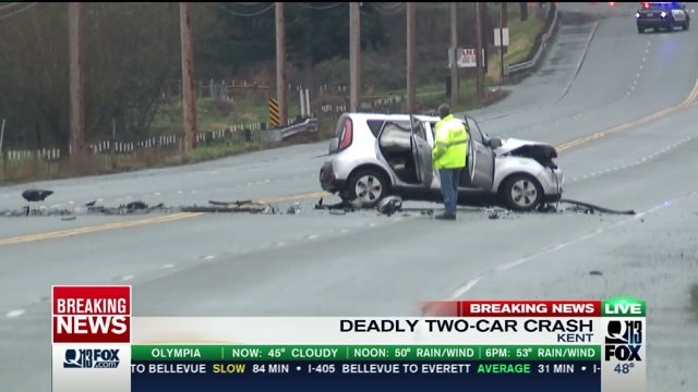 Deadly two-car crash in Kent