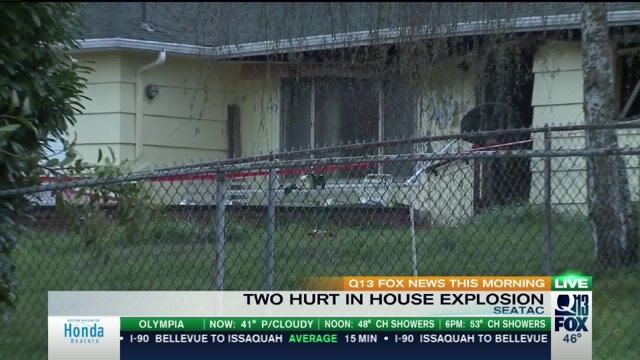 Two hurt in SeaTac house explosion