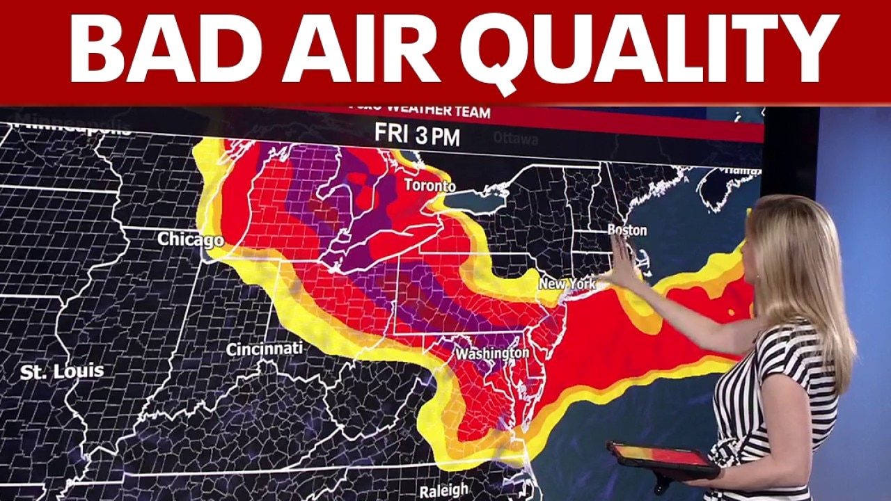 Unhealthy air quality across the DMV