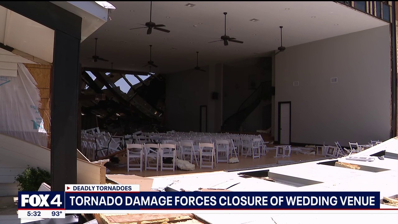 Popular Springtown wedding venue damaged by tornado