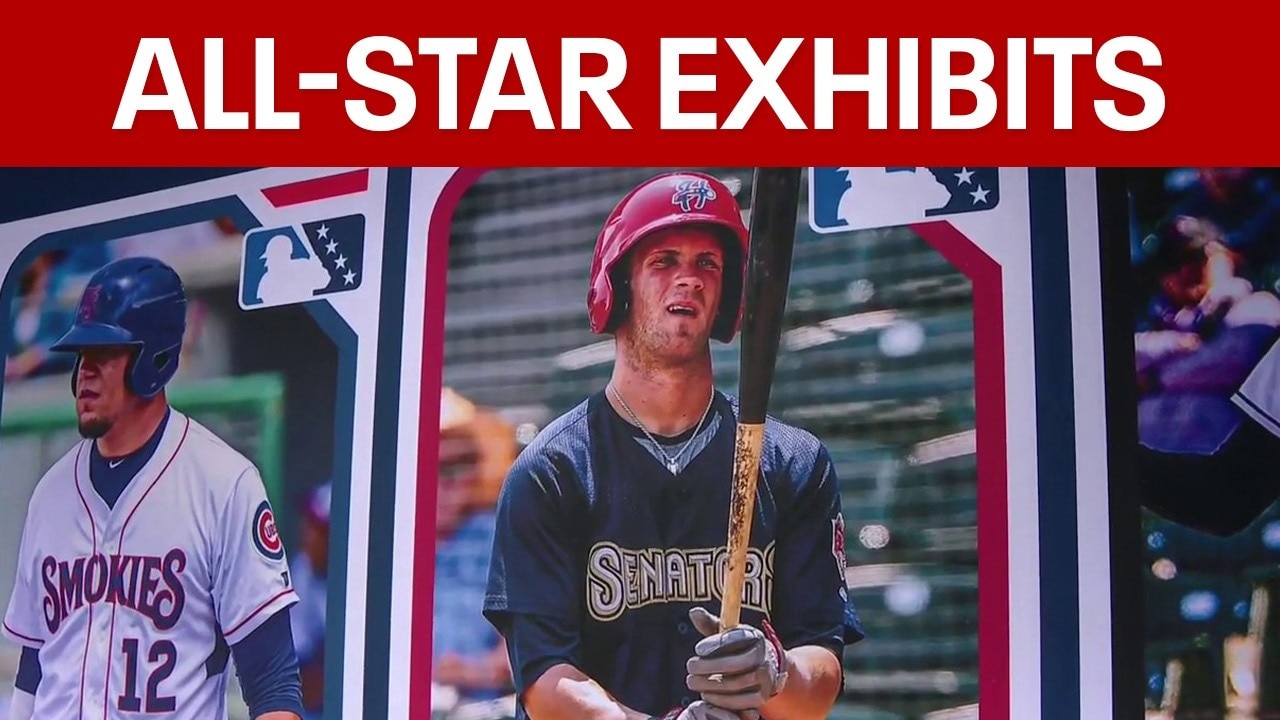 Exploring the exhibits at MLB All-Star Village