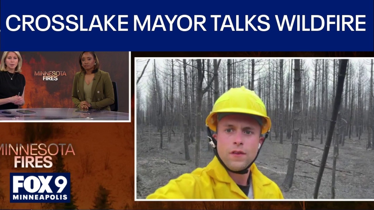 Crosslake Mayor Jackson Purfeerst gives Flanders wildfire update