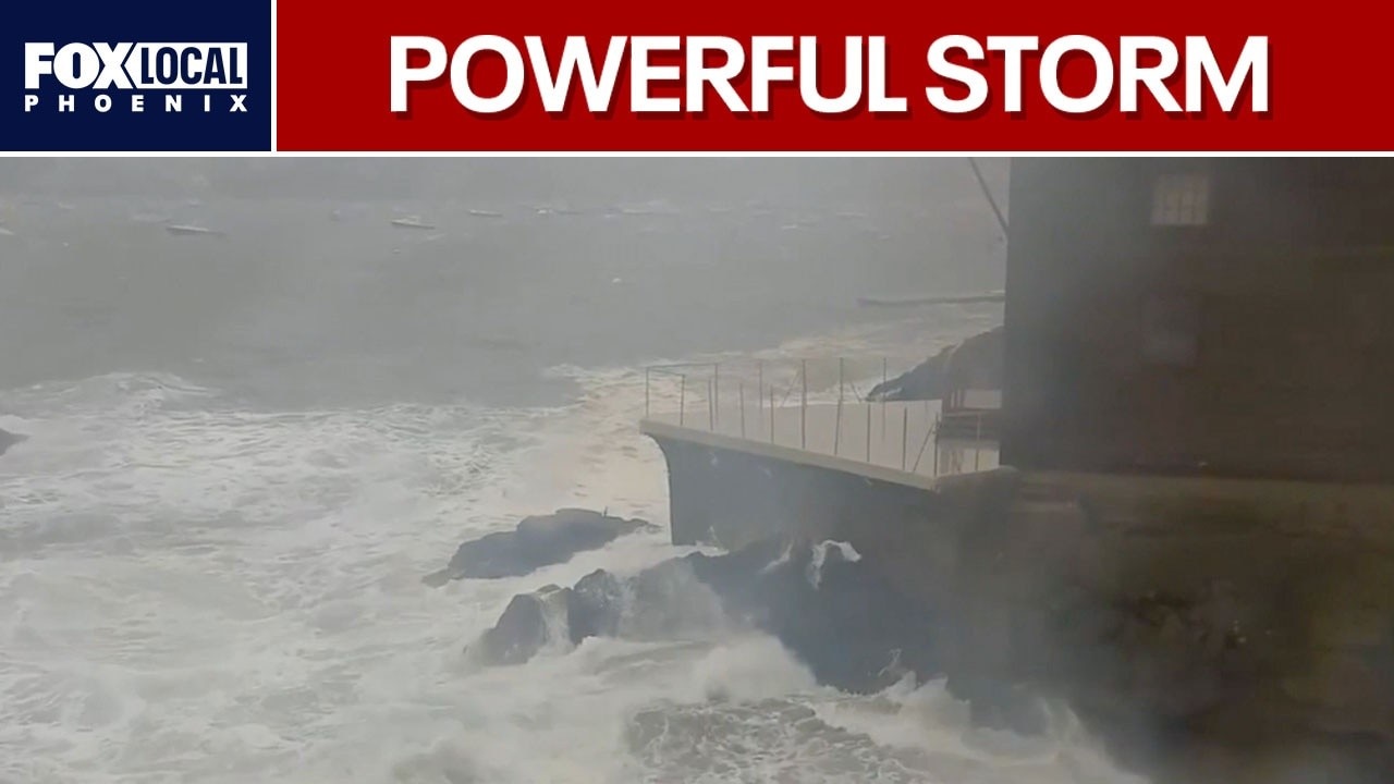Powerful nor'easter pummels East Coast with coastal flooding and power outages