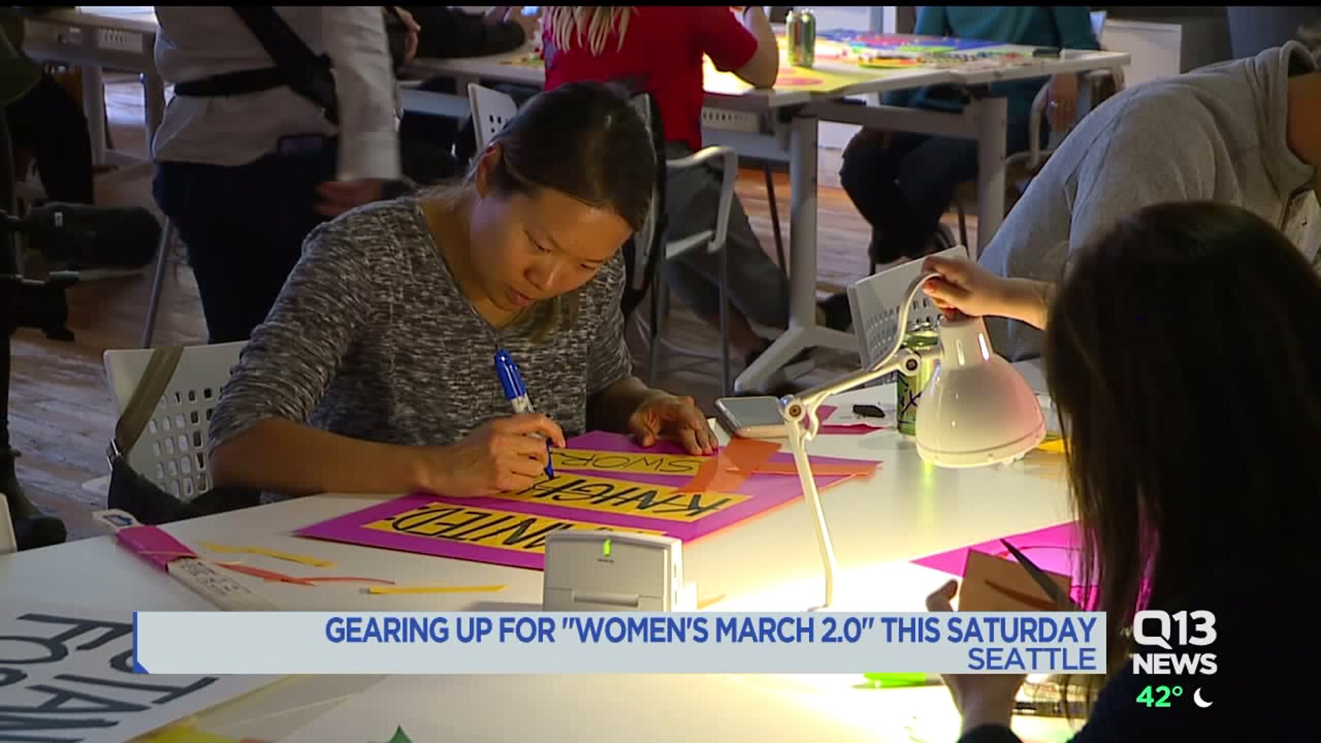 Women`s March 2.0 prep