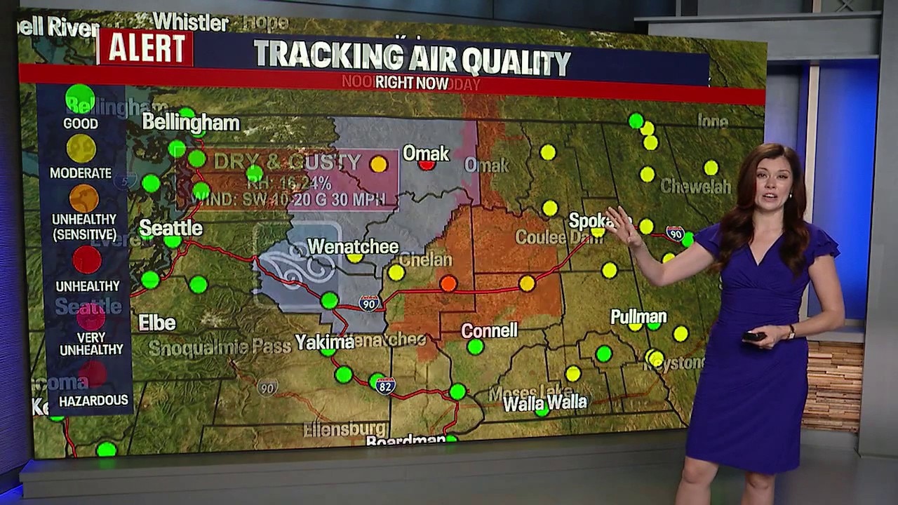 Seattle weather: Cooler temperatures on Wednesday