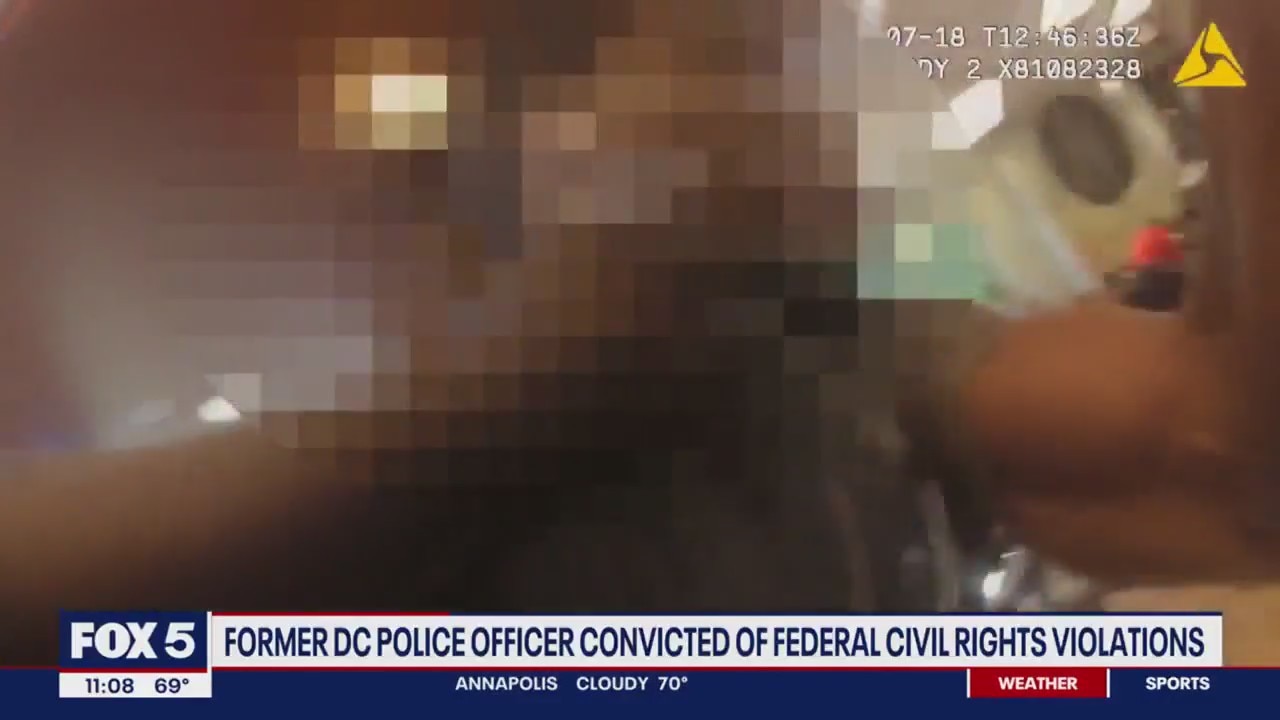 Former DC police officer convicted of federal civil rights violations