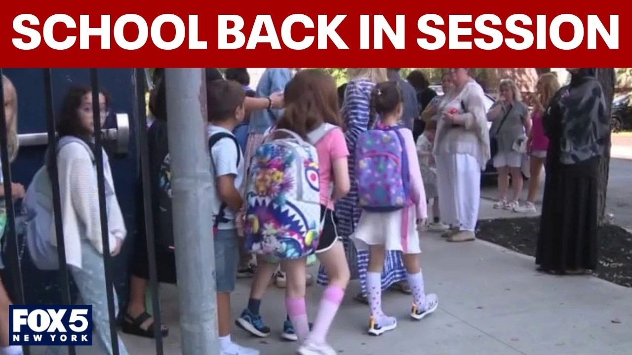 First day back for NYC public school students