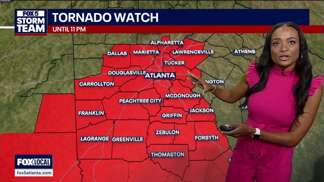 Severe storms roll through metro Atlanta and north Georgia