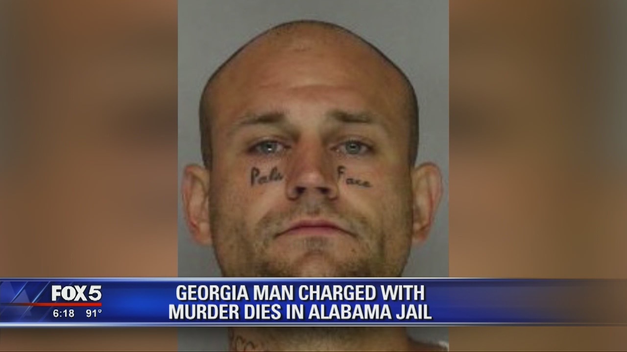 Georgia man charged with murder dies in Alabama jail