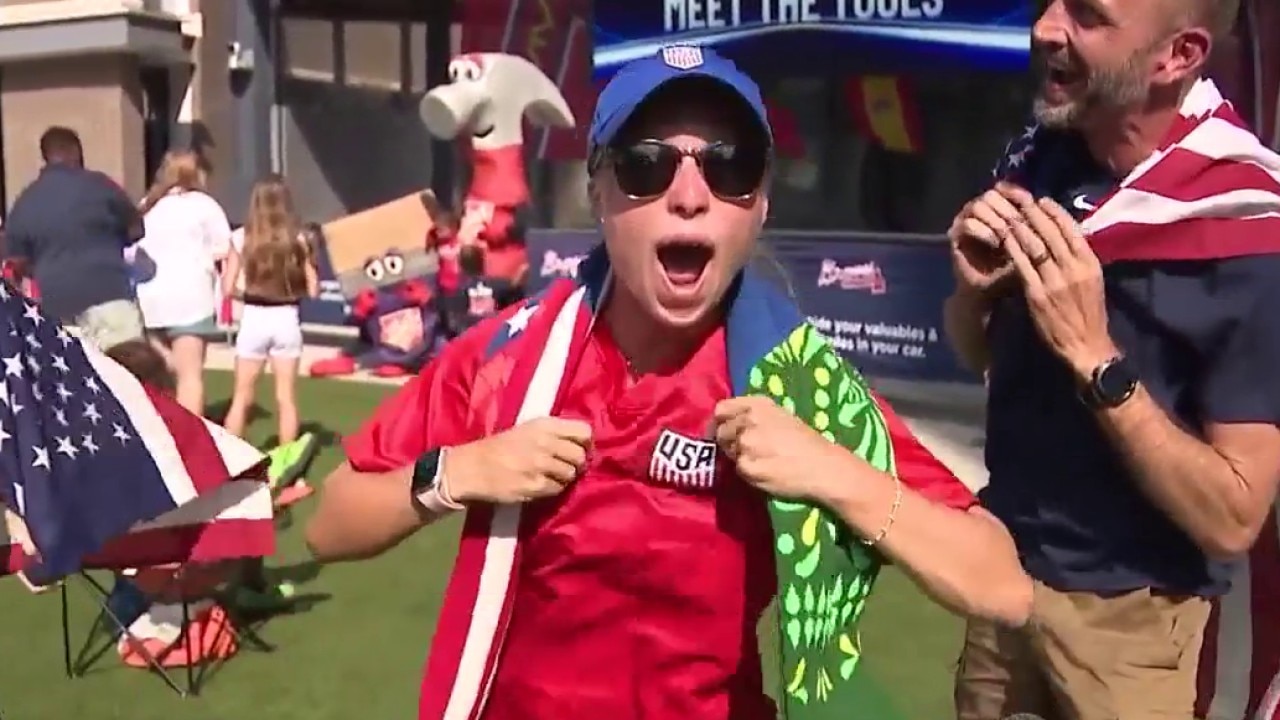 Fans crowd The Battery for USA vs Belgium watch party