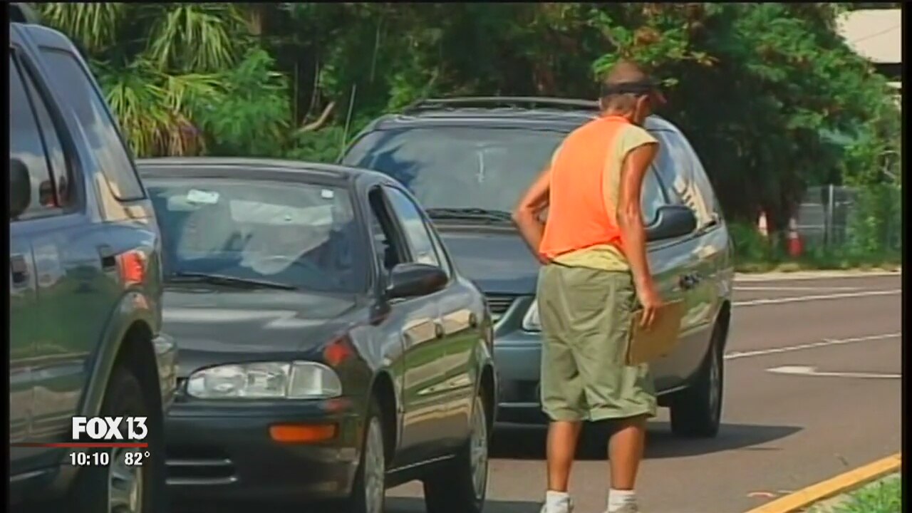 Tampa anti-panhandling ordinance overturned