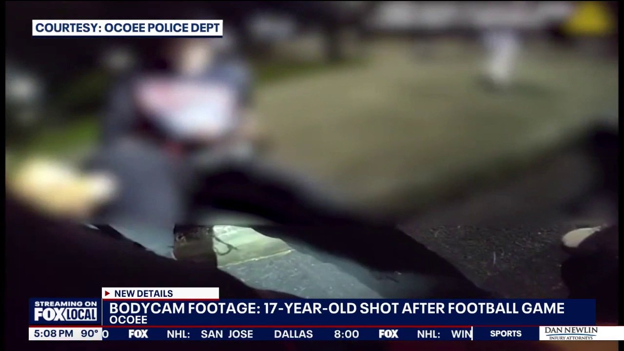 New bodycam: Teen shot after Jones-Ocoee football game