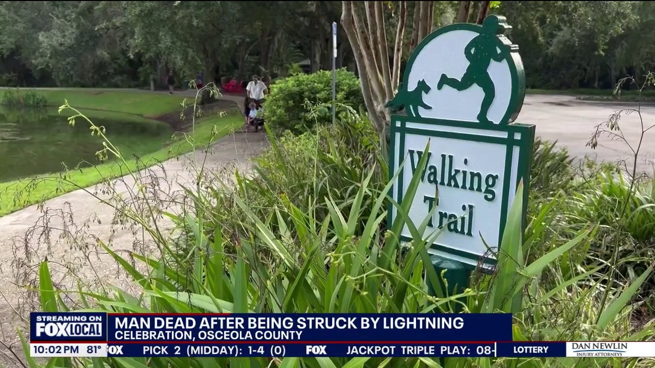 Michigan man hit, killed by possible lightning strike in Celebration