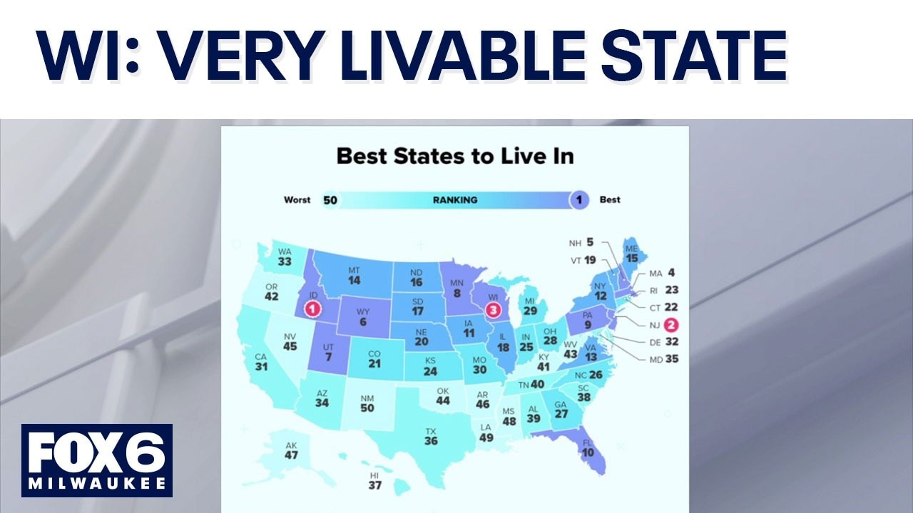Wisconsin: Among most livable states in the U.S.