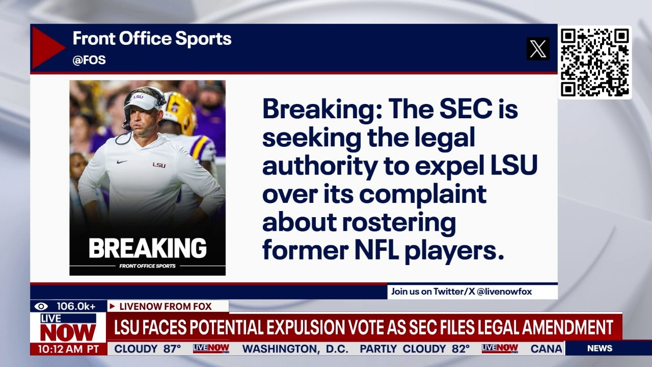 LSU faces possible SEC expulsion vote after legal amendment