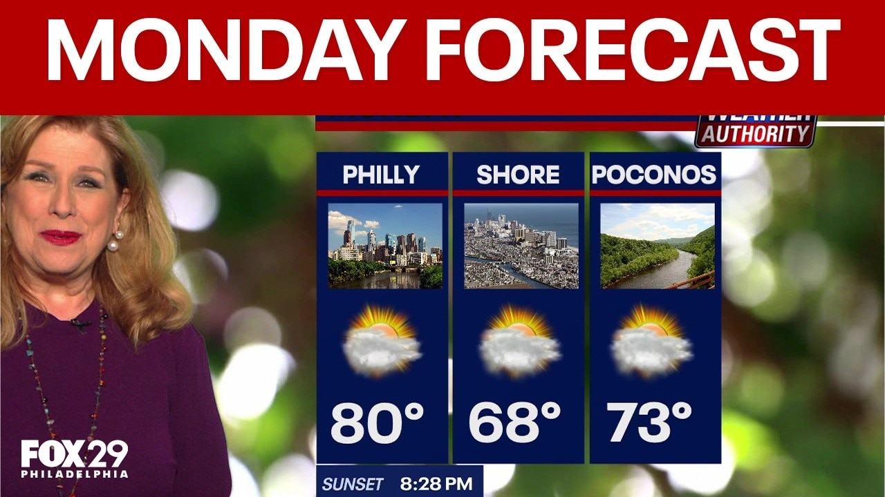 Philadelphia weather: Monday forecast