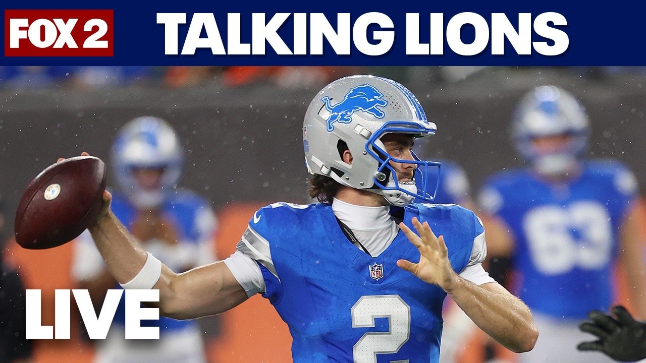 On the road at Detroit Lions' practice facility