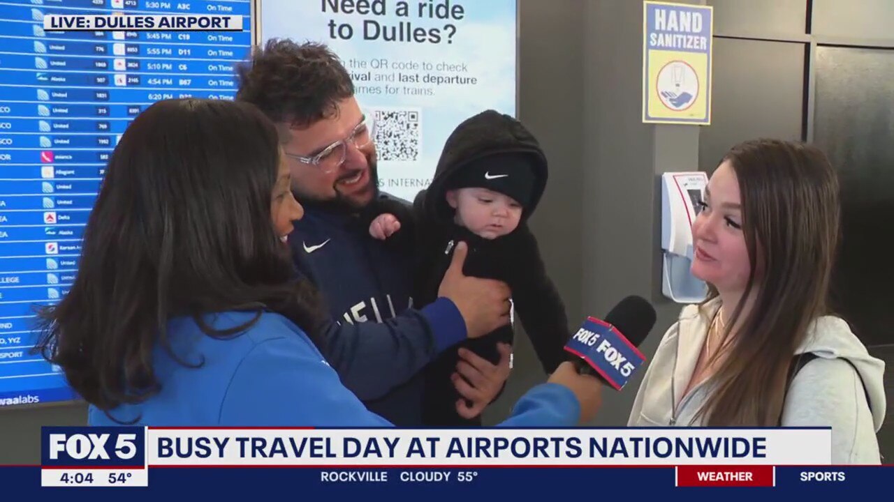 Airports packed as Thanksgiving travel in full swing | FOX 5 DC