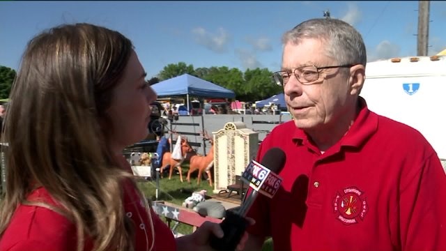 "One man's trash is another man's treasure" at Maxwell Street Days in Cedarburg