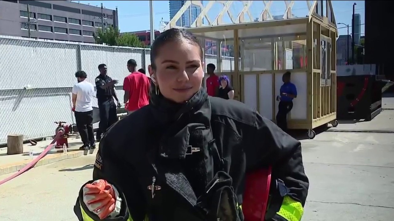 Gabriella Premus becomes a firefighter for a day with CFD